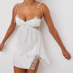 For Love and Lemons Baby's Breath Slip Dress